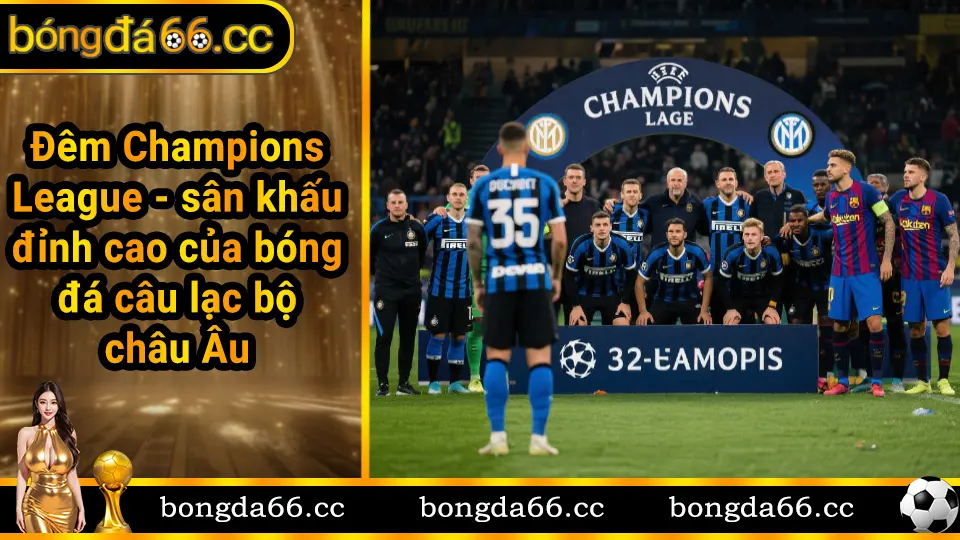 Đêm Champions League với bầu không khí sân vận động đặc biệt