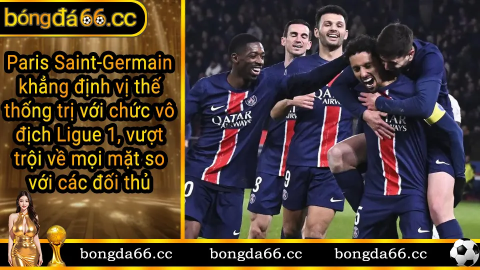 Paris Saint-Germain vô địch Ligue 1 2024-2025 thống trị tuyệt đối